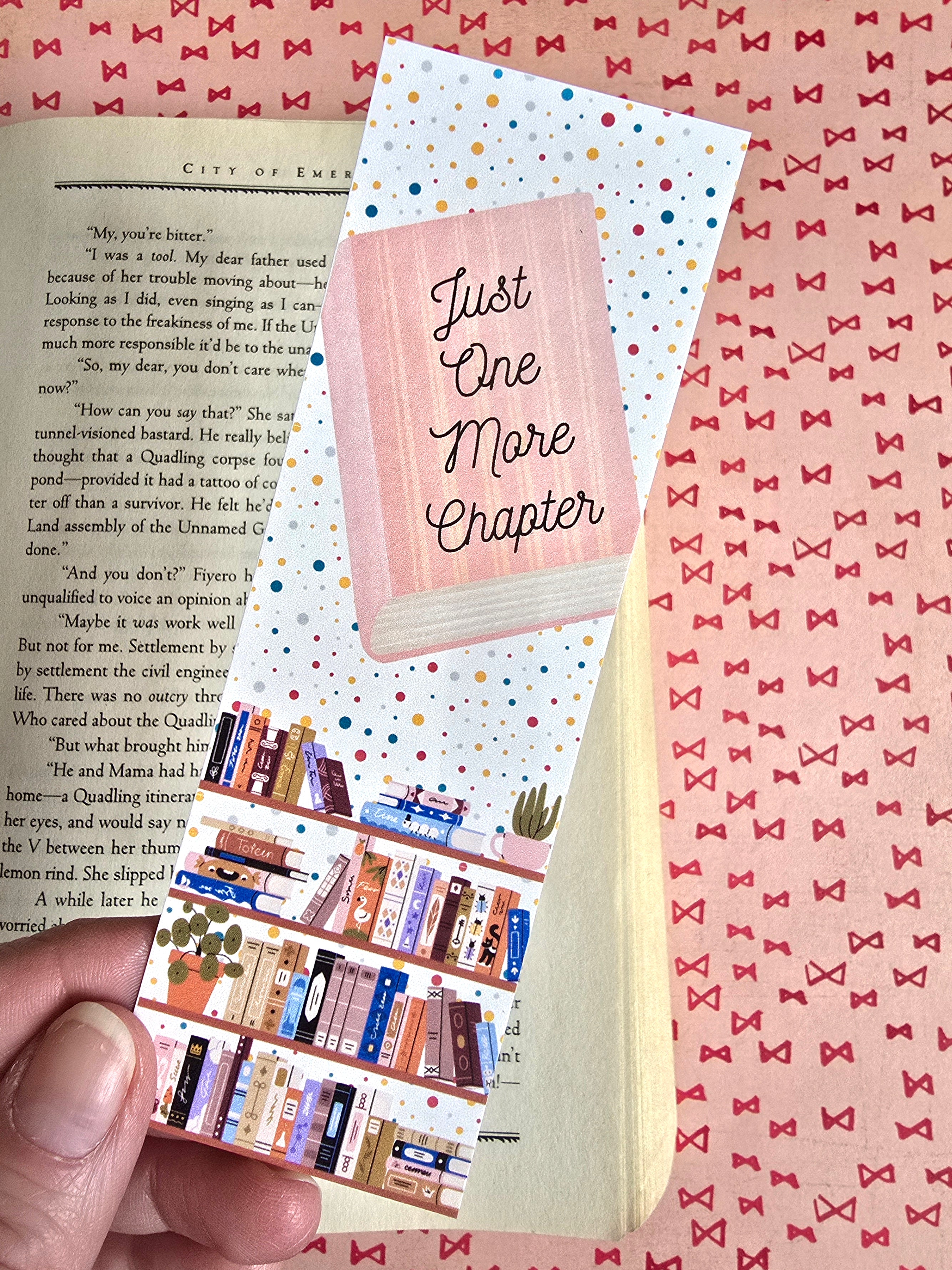 Just One More Chapter Bookmark