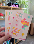 F*ck It Stickers | Set of 2 Sheets