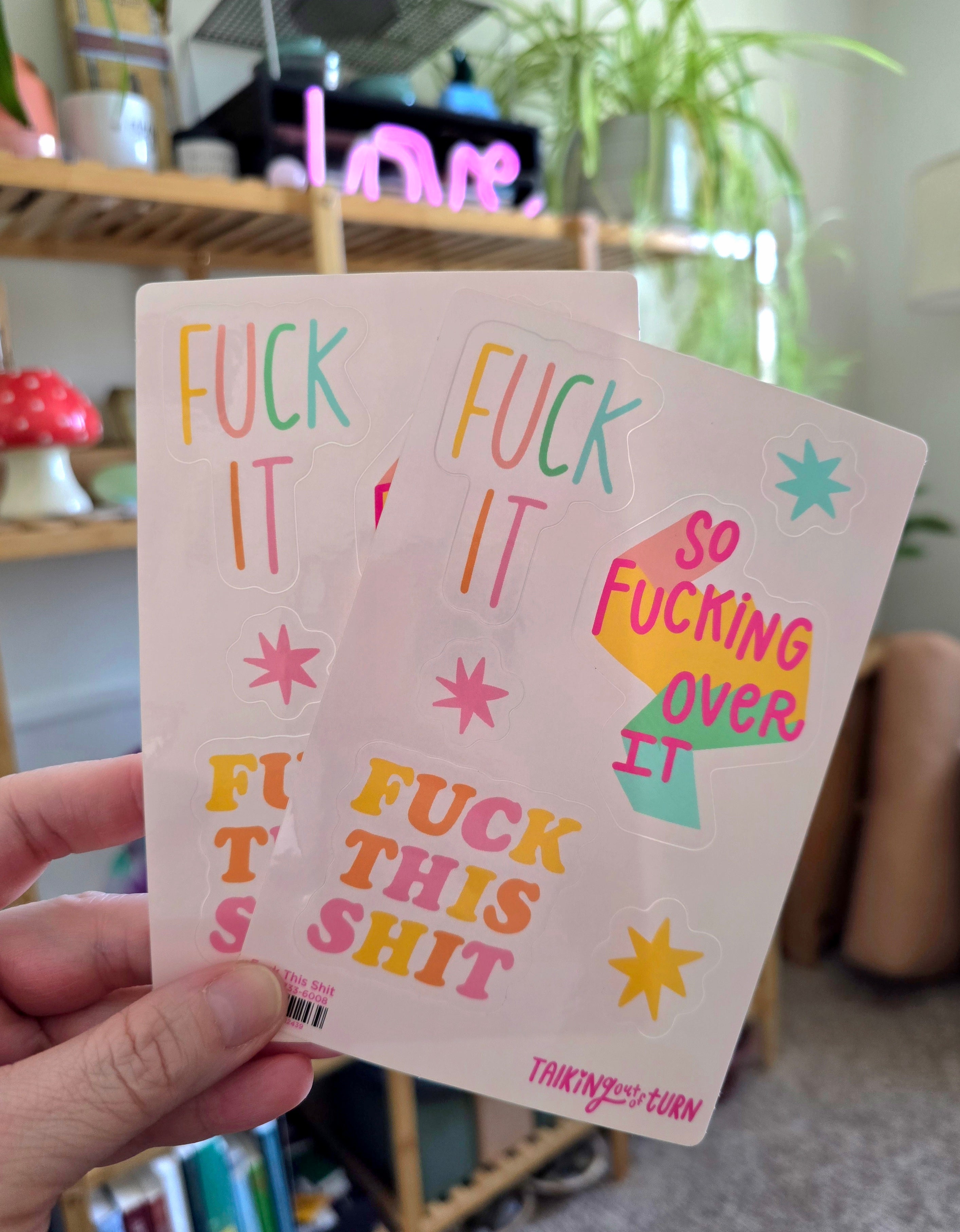 F*ck It Stickers | Set of 2 Sheets