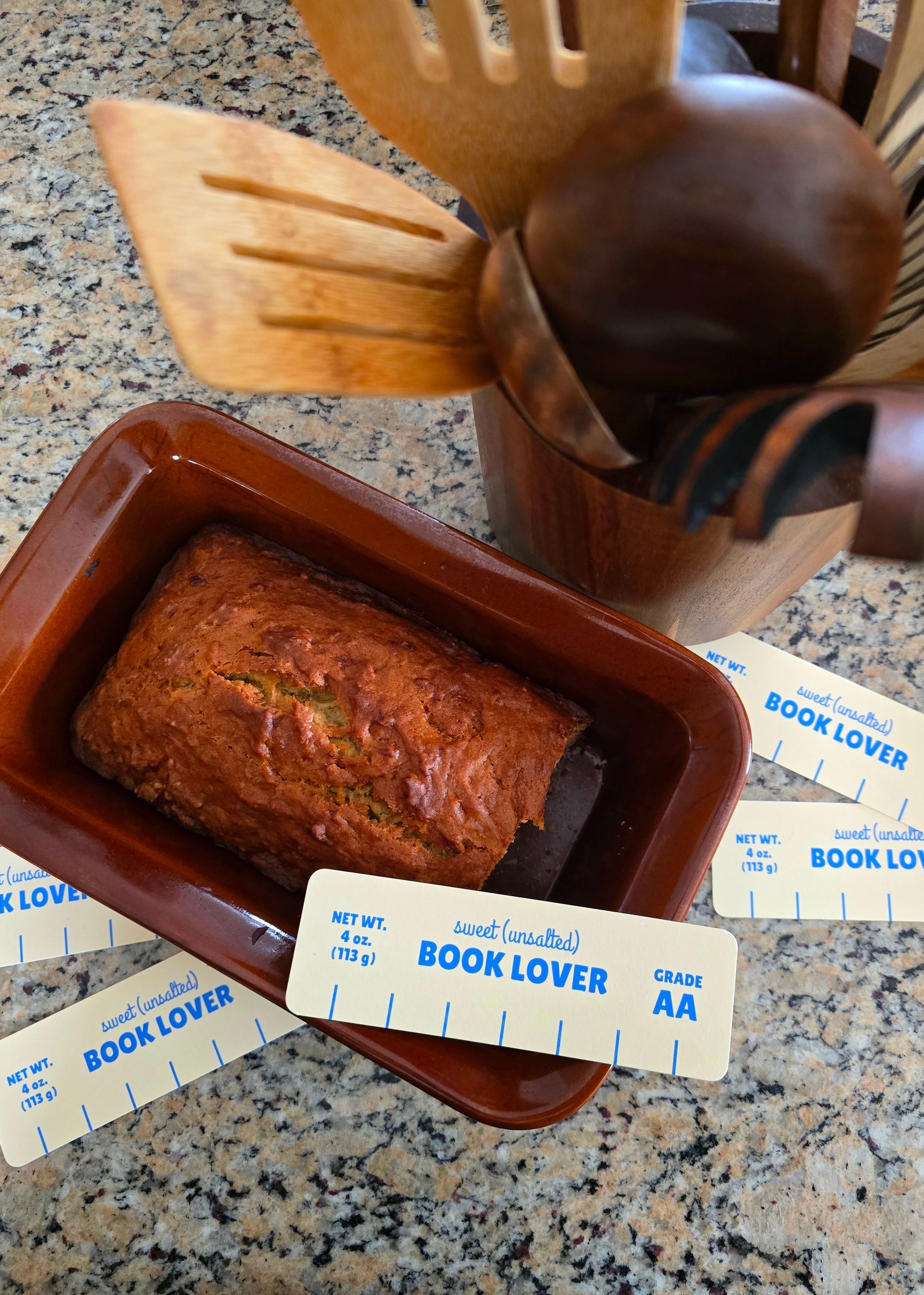 Sweet Unsalted Book Lover Bookmark