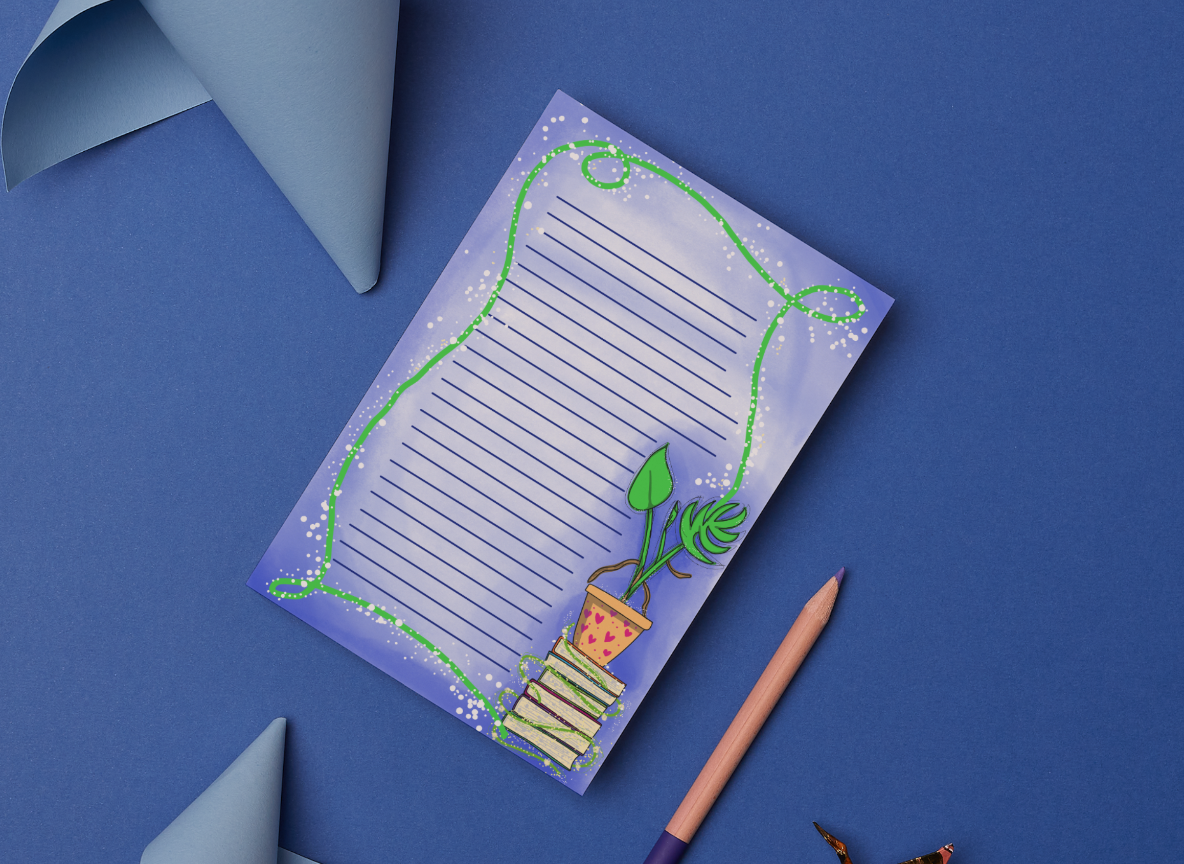For the Love of Monstera Notepad