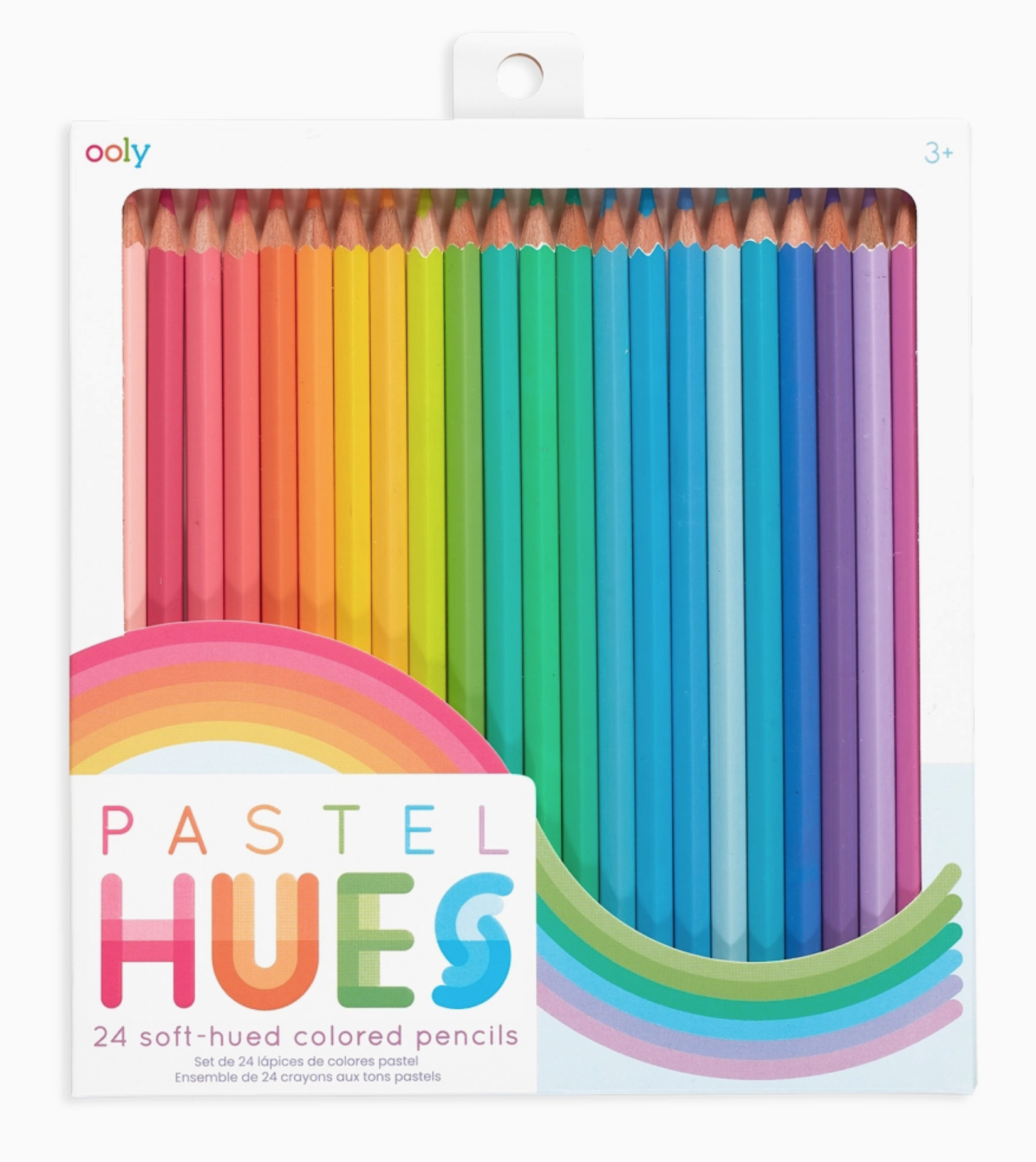 Pastel Hues | 24 Soft-Hued Colored Pencils