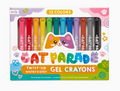 Cat Parade: Twist-Up Watercolor Gel Crayons | Set of 12