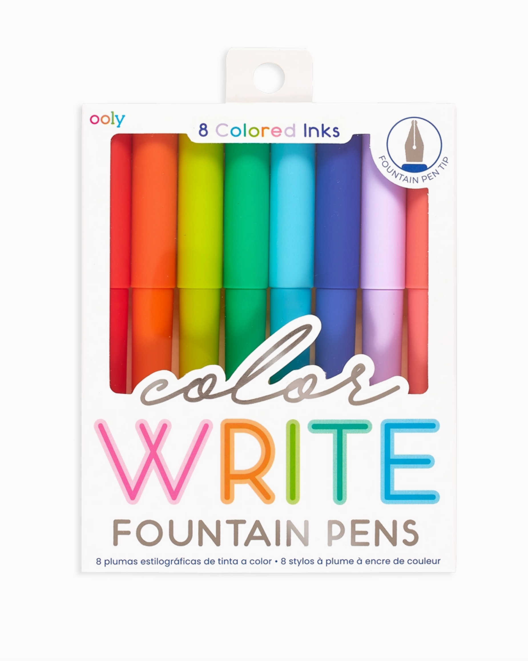 Color Write Fountain Pens | Set of 8