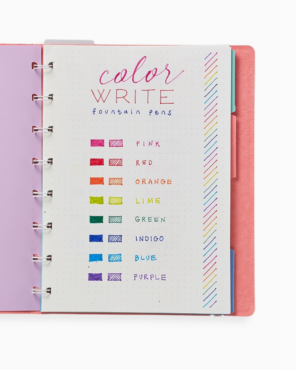 Color Write Fountain Pens | Set of 8