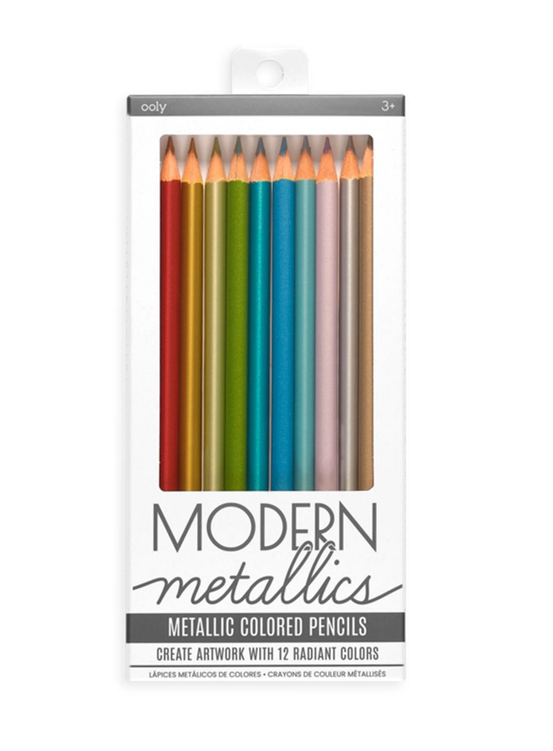 Modern Metallics Colored Pencils | Set of 12