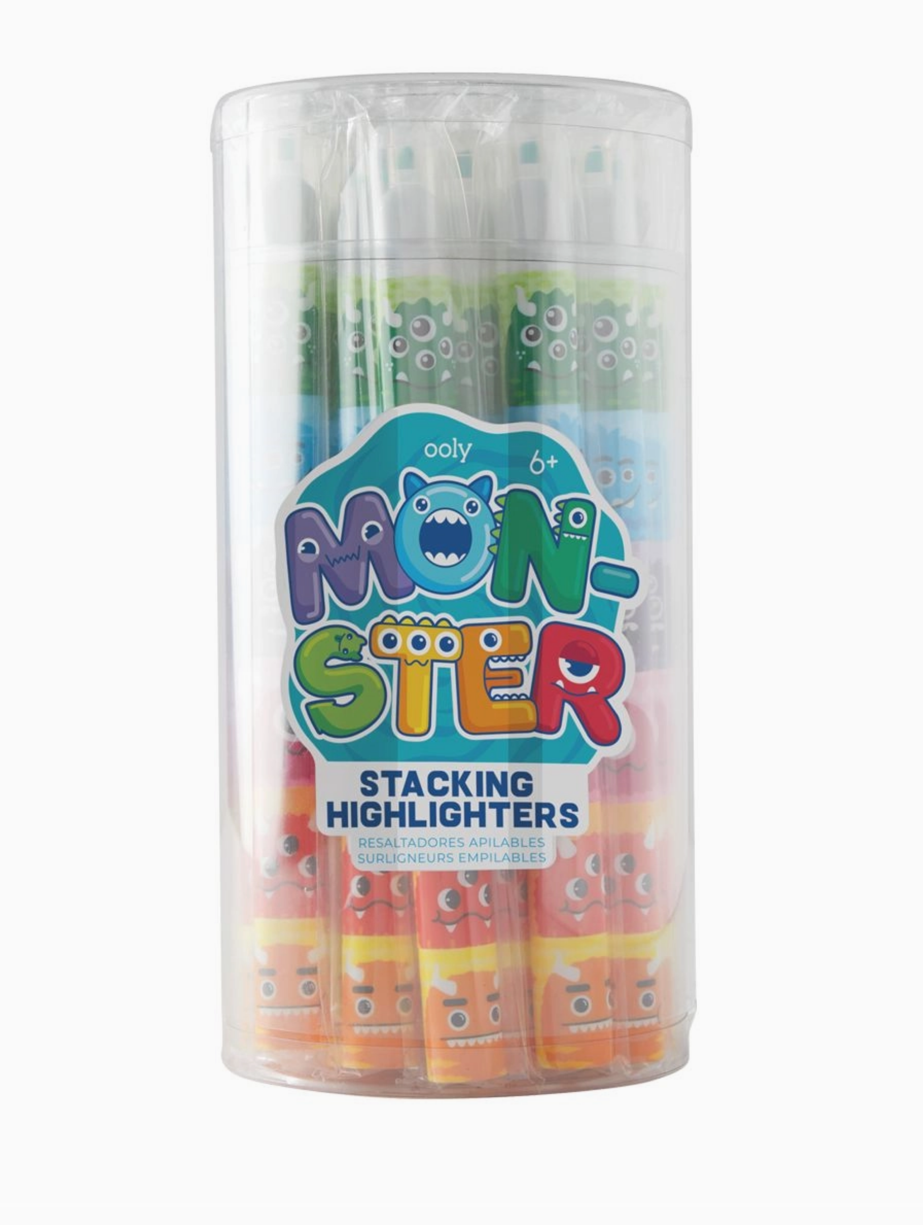 Colored Stacking Highlighters: Monsters