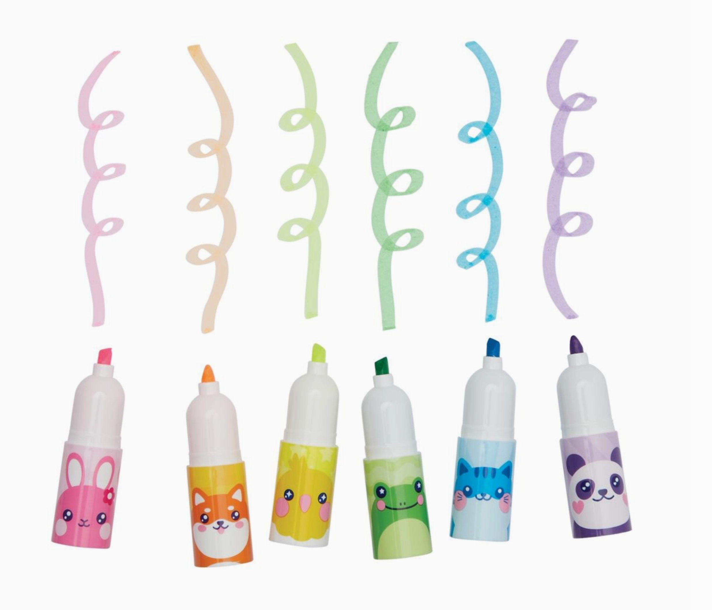 Colored Stacking Highlighters: Critters