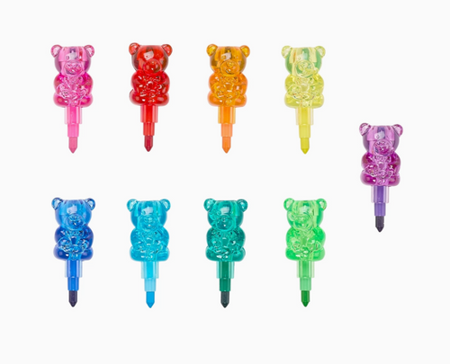 Bunch 'o Bears | Gummy Bear-Shaped Stacking Crayons