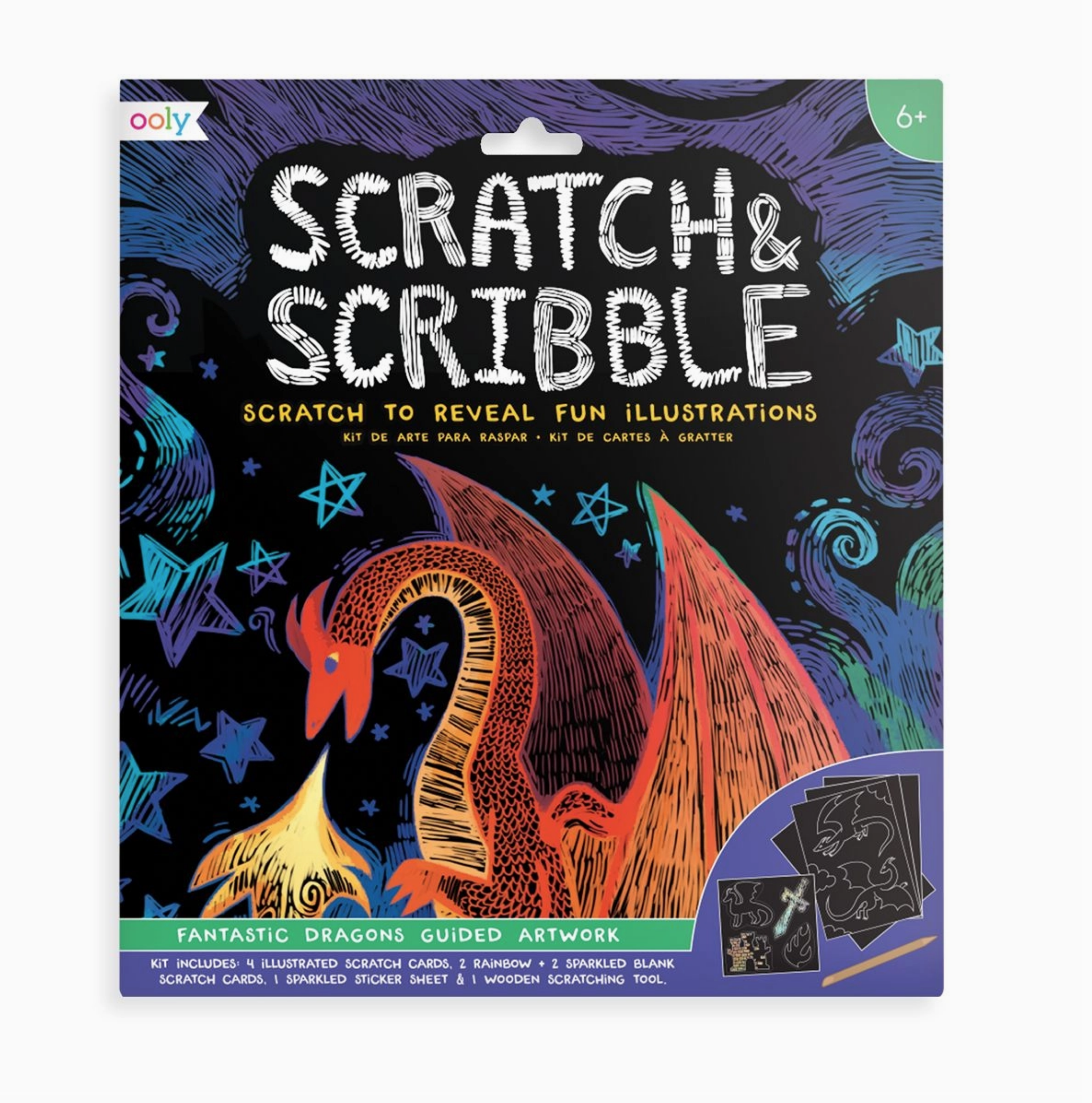 Scratch and Scribble: Fantastic Dragons