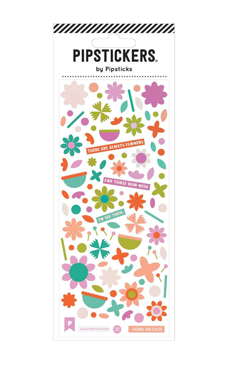 See the Flowers Stickers