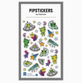 Puffy Space Aliens Stickers