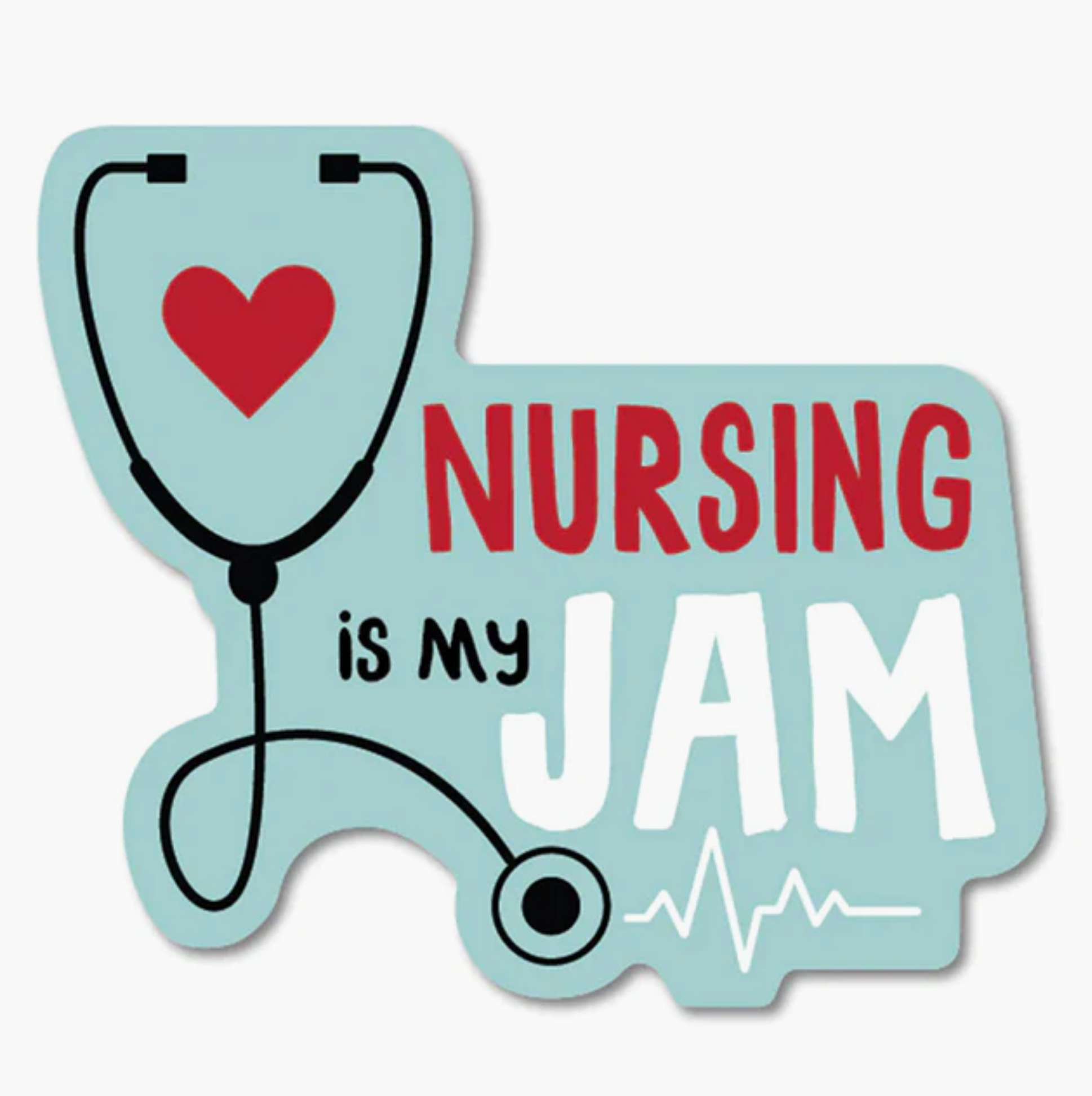 Nursing is my Jam Sticker