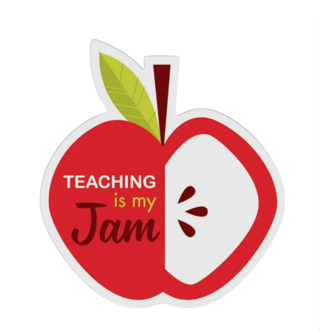 Teaching is my Jam Sticker
