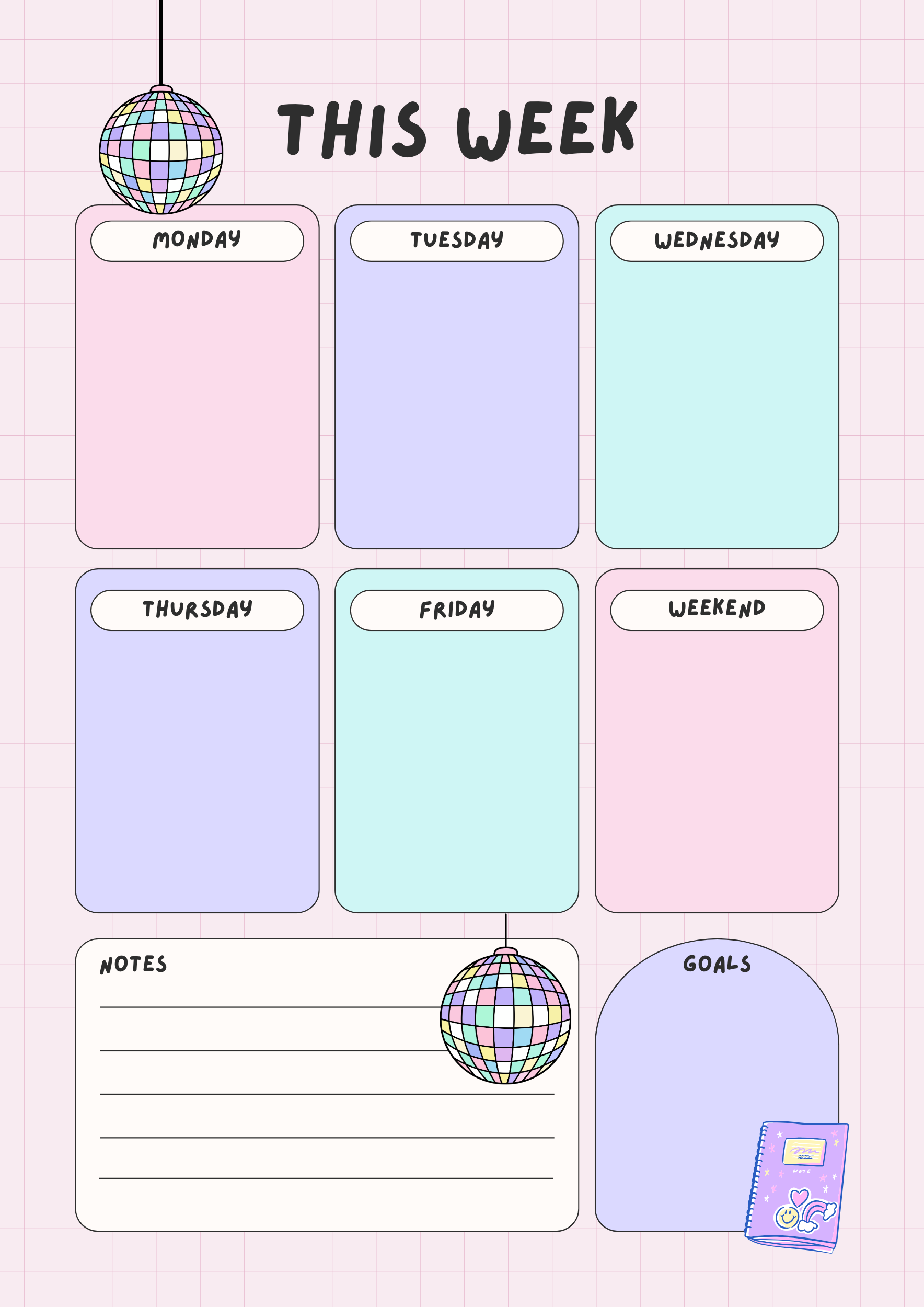 Book Lover Era Planner Notepad