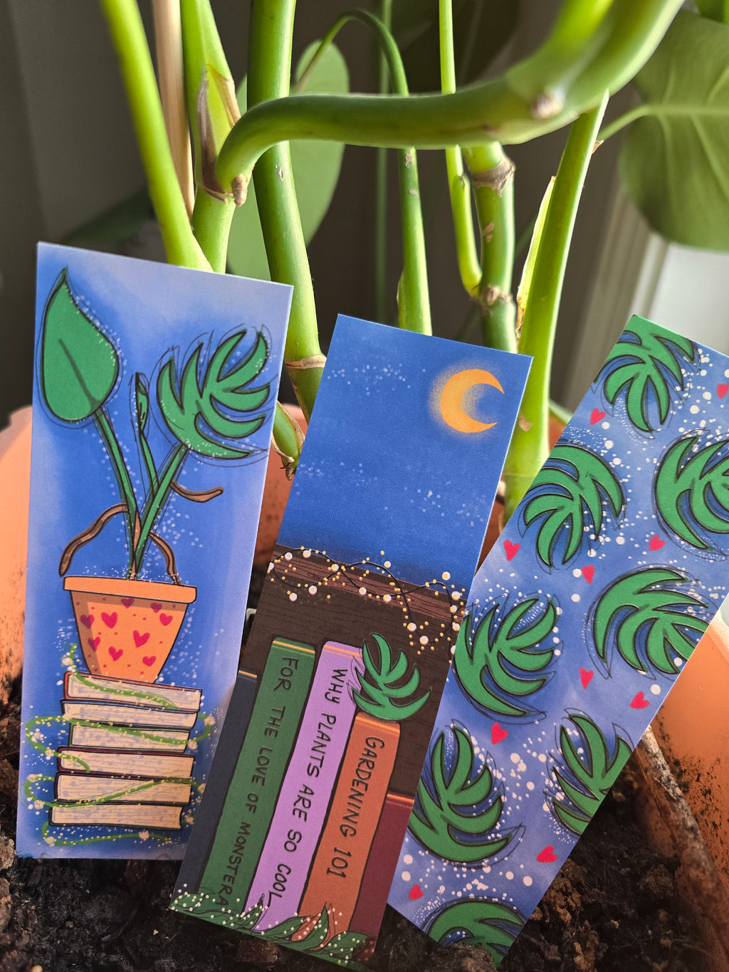 For the Love of Monstera Bookmarks